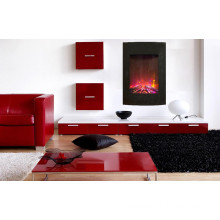 23" vertical colorful fire wall mouned electric fireplace heater